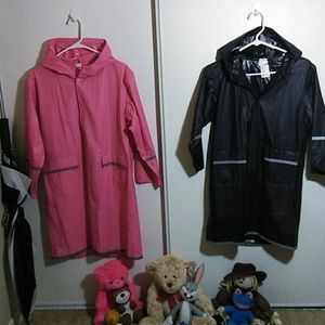 His & Hers boys and girls raincoats